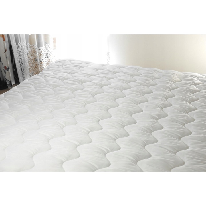 Babymam matrachuzat, 160x200cm, fehér, antiallergén anyagból, vastagság 2cm