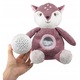 Плюшена играчка, Canpol babies, елени с песнички и проектор, 31x21x13см, розова