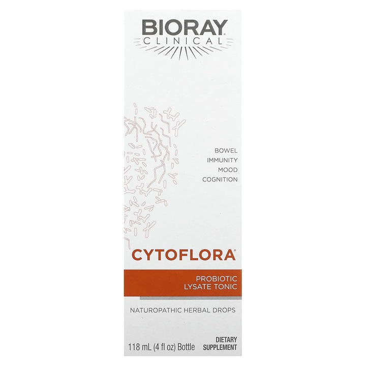Supliment alimentar Tonic probiotice, CytoFlora, 118 ml, vegan, fara gluten, fara GMO