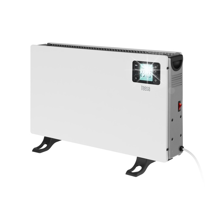 Termostat pentru convector Teesa TSA8054, 2000W, termostat, display LCD, 210x375x605mm