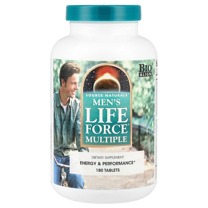 Supliment alimentar, Source Naturals, Men's Life Force, 180 tablete