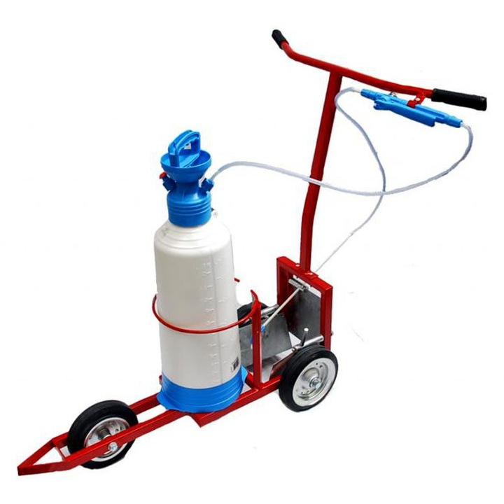 Carucior de vopsire linii, Yakima, reglare latime 5-15cm, capacitate 11,66dm3, 95x85x115cm