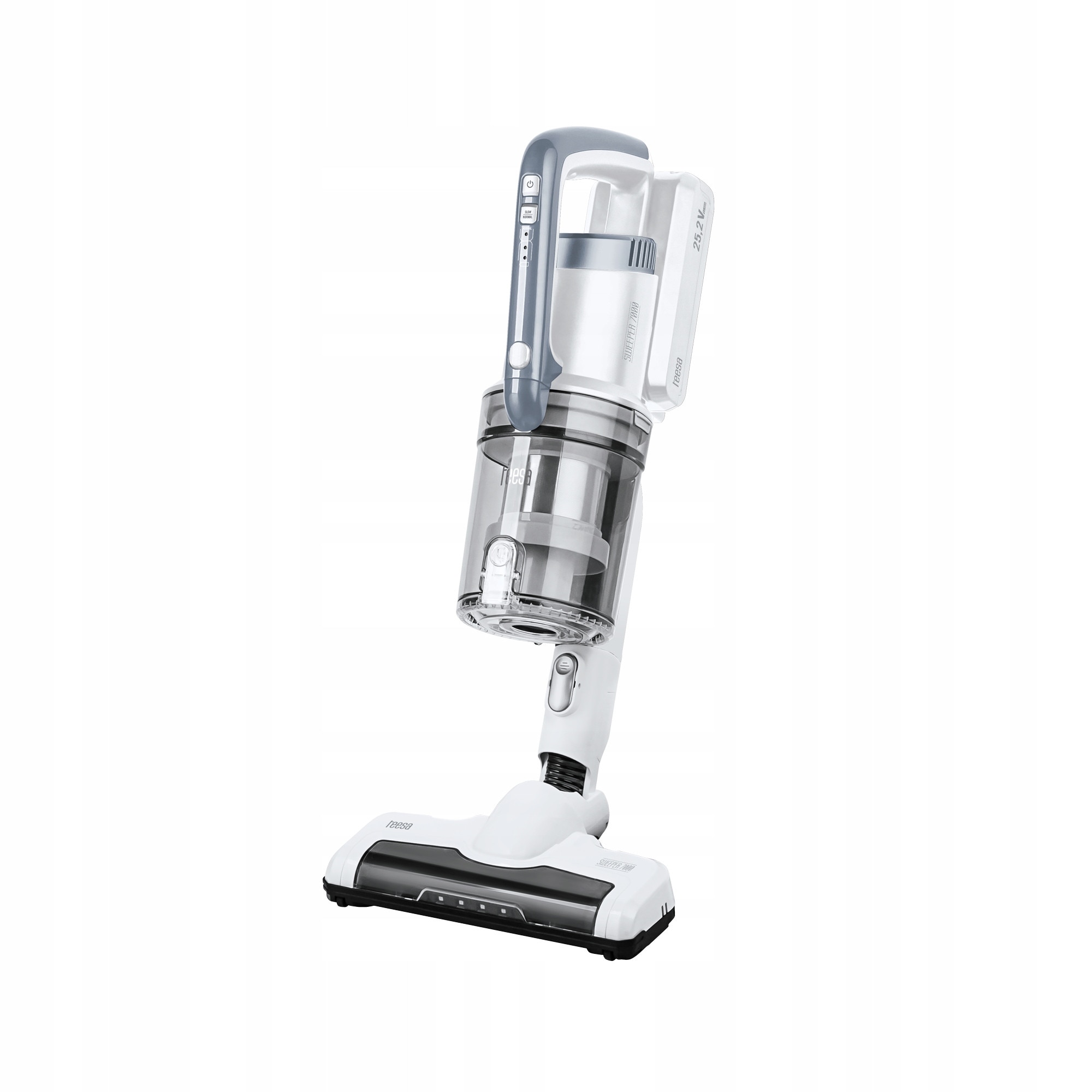 Aspirator fara fir Teesa Sweeper 7000, 150W, 2 in 1, iluminare, 119x22,5x25,5cm