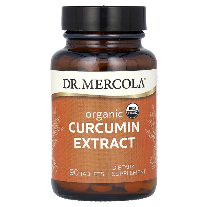 Extract de curcuma organic, 300 mg, 90 comprimate