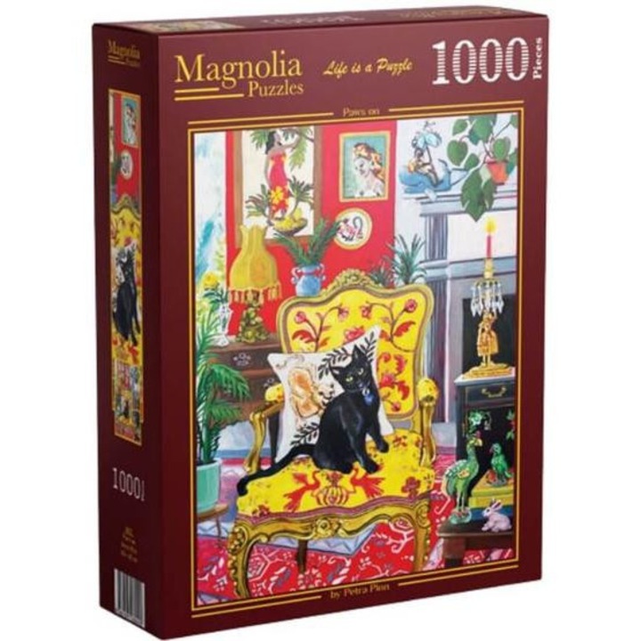 Puzzle Magnolia cu 1000 de piese - Paws on (6102)