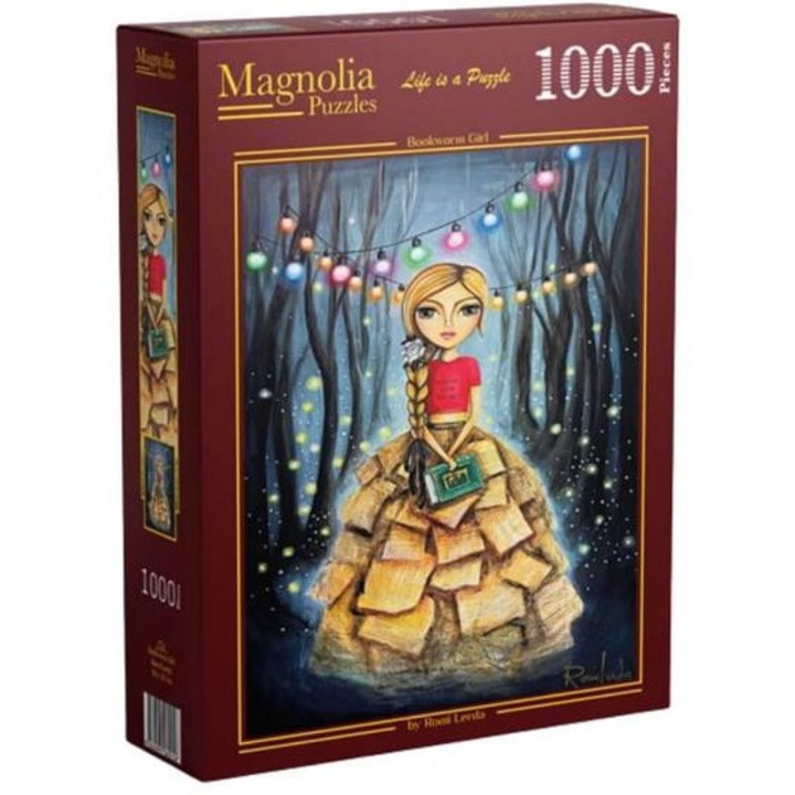 Puzzle Magnolia cu 1000 de piese - Fata soarece de carte (1724)