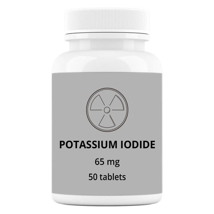 Калиев йодид таблетки 65 mg, Provitax, 50 броя, бърза защита за щитовидната жлеза