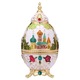 Dispenser pentru scobitori, ZGGZERG, Capacitate mare, Portabil, Stil retro castel, Tip de impingere, Potrivite pentru restaurante premium, hoteluri, cluburi si ocazii de primire a oaspeti de prestigiu, 7.7*15 CM, Alb