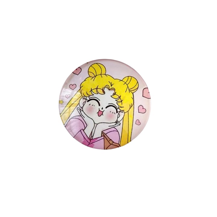 Suport adeziv universal pentru telefoane si tablete, model dragut cu desene animate, fete frumoase multicolore