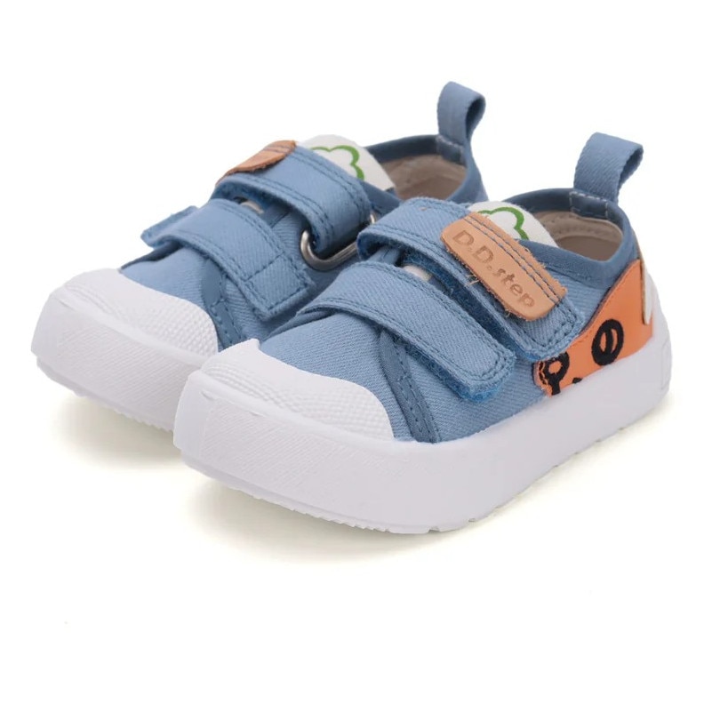 Tenisi Canvas DD Step, Baieti, Bermuda blue, talpa de cauciuc