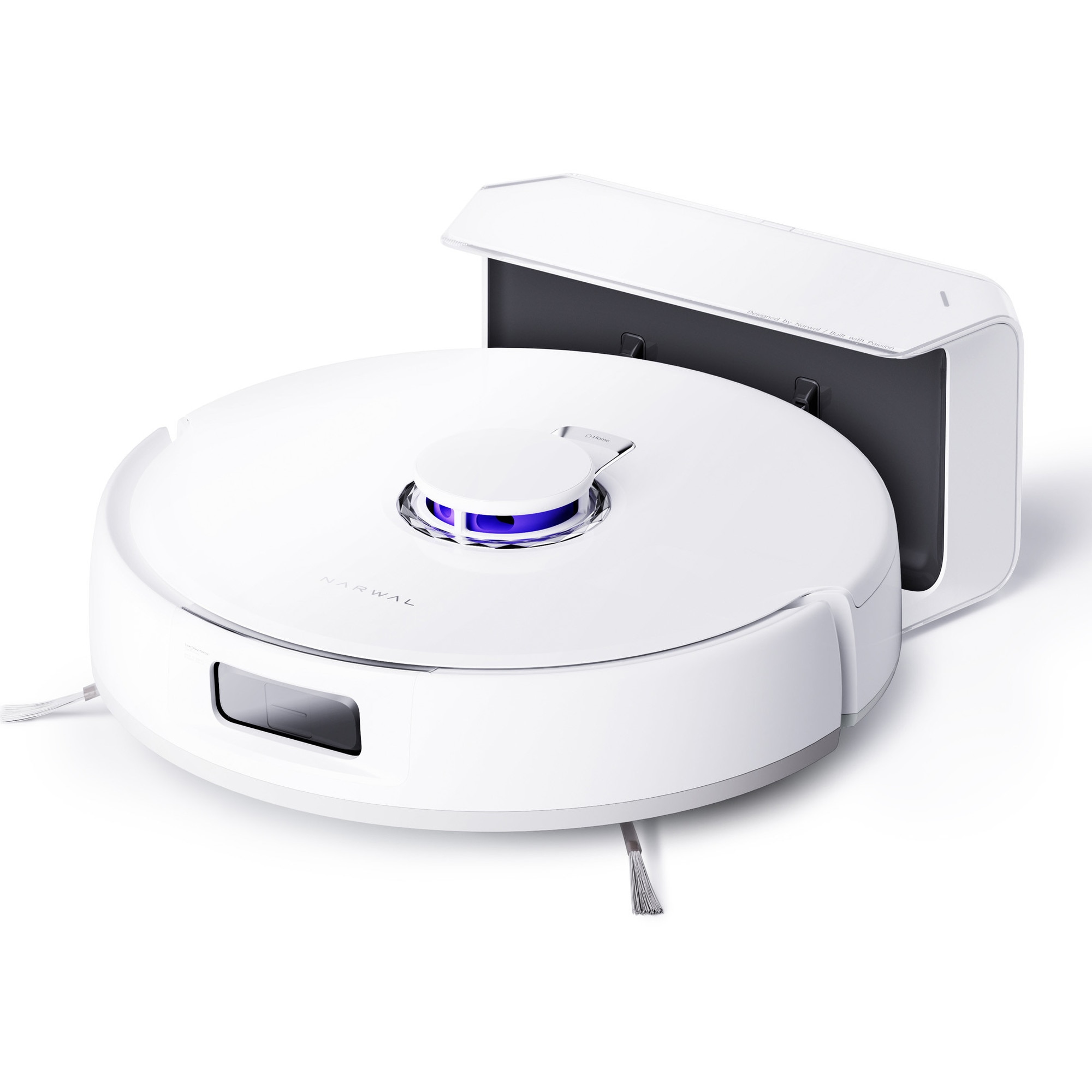 Robot de aspirare Narwal X Plus, aspirator&mop, 7800 Pa, mapare 3D, Senzor:Tri-laser (frontal, lateral si LiDar) pentru evitarea obstacolelor, recunoaste obiecte mai mari de 1 cm³,