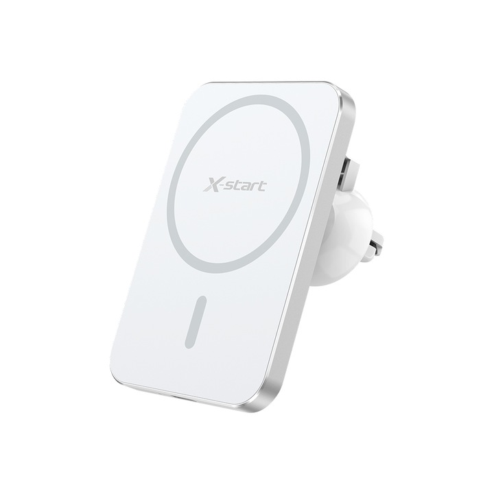 Incarcator Auto MagSafe, X-Start CDQ103, Montare in Grila, Alb
