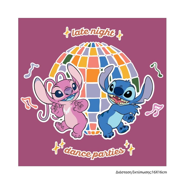 Ghiozdan scolar tip Troller, Disney STITCH & ANGEL, 3 compartimente, 4 roti, 30l, 34x20x44 cm, MUST TEAM