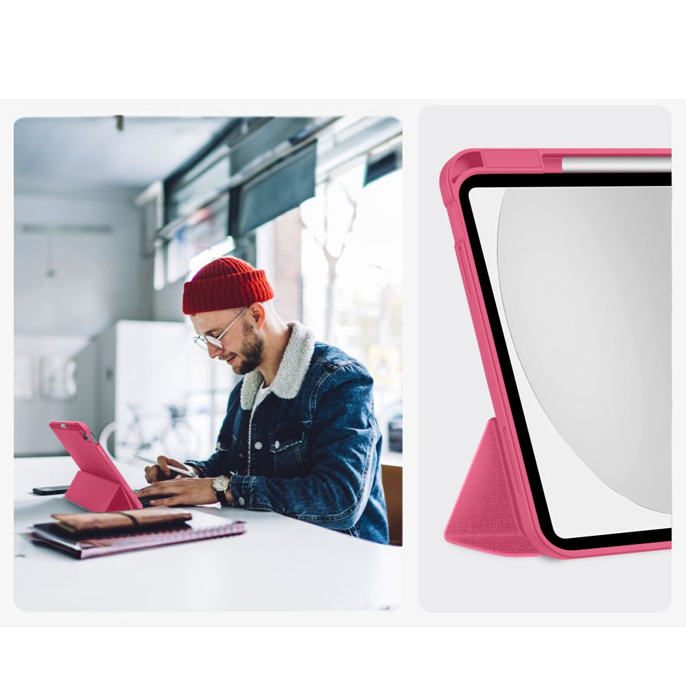 Husa de protectie tableta Tech-Protect SC Pen Canvas iPad 10.9" 10 / 2022 / 11" 11 / 2025 Magenta Bloom