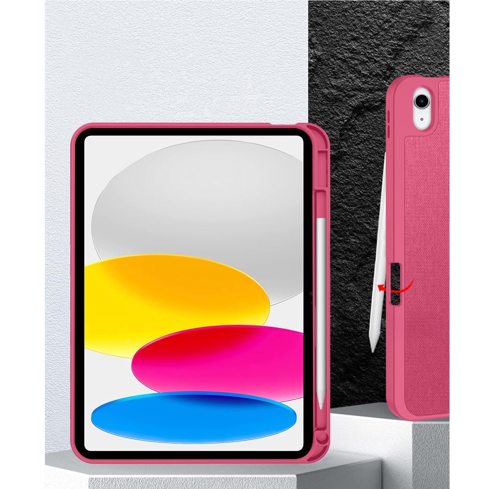 Husa de protectie tableta Tech-Protect SC Pen Canvas iPad 10.9" 10 / 2022 / 11" 11 / 2025 Magenta Bloom