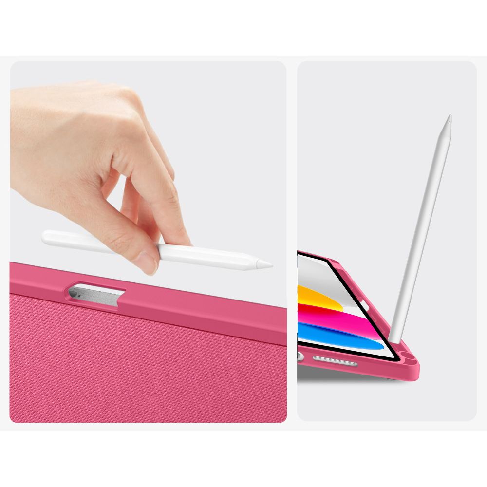 Husa de protectie tableta Tech-Protect SC Pen Canvas iPad 10.9" 10 / 2022 / 11" 11 / 2025 Magenta Bloom
