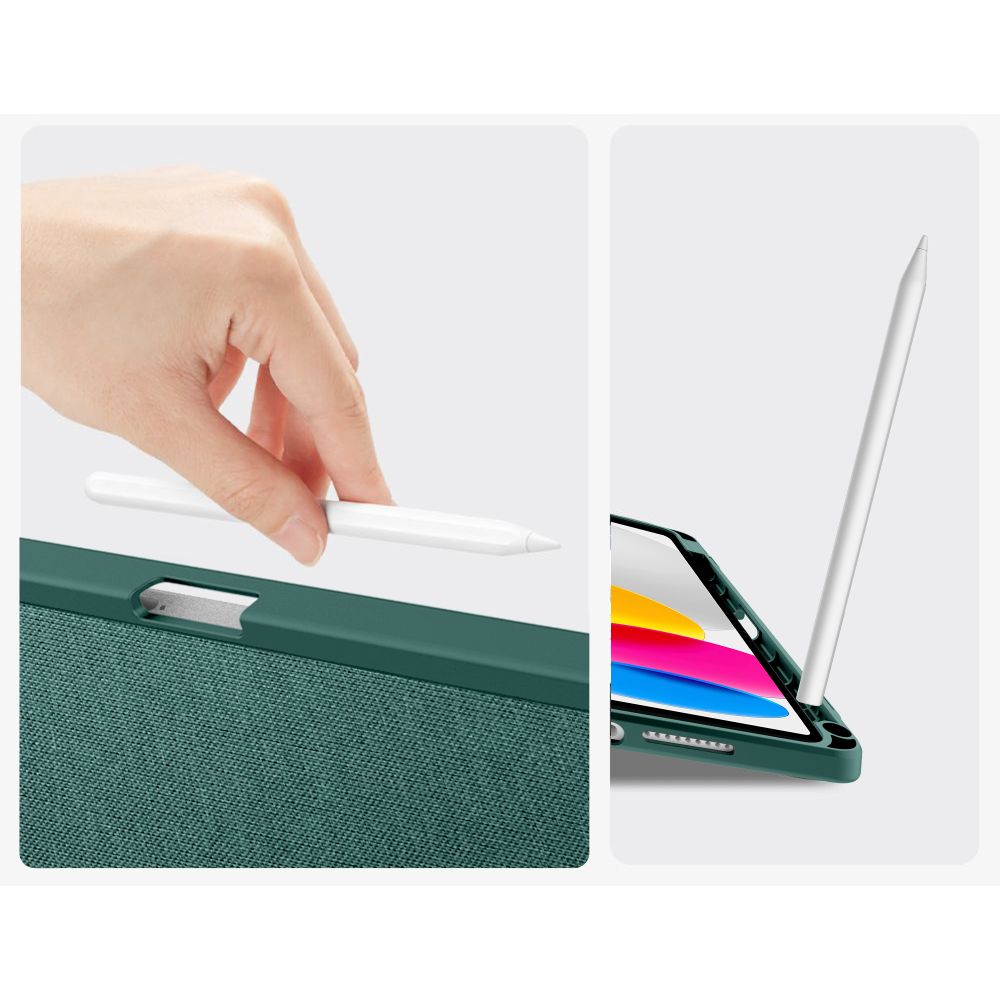 Husa de protectie tableta Tech-Protect SC Pen Canvas iPad 10.9" 10 / 2022 / 11" 11 / 2025 Moss Green