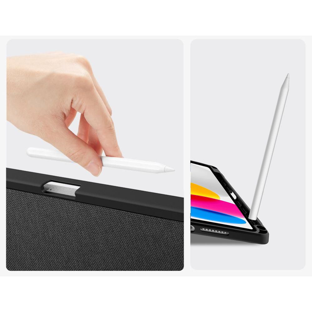 Husa de protectie tableta Tech-Protect SC Pen Canvas iPad 10.9" 10 / 2022 / 11" 11 / 2025 Obsidian Negru