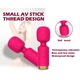 Vibrator stimulator dildo G-Spot Mingzhi®, aparat de masaj cu 10 de moduri de vibratie, stimulare intensa, cap flexibil, din silicon medical, rezistent la apa, incarcare USB, husa textila inclusa