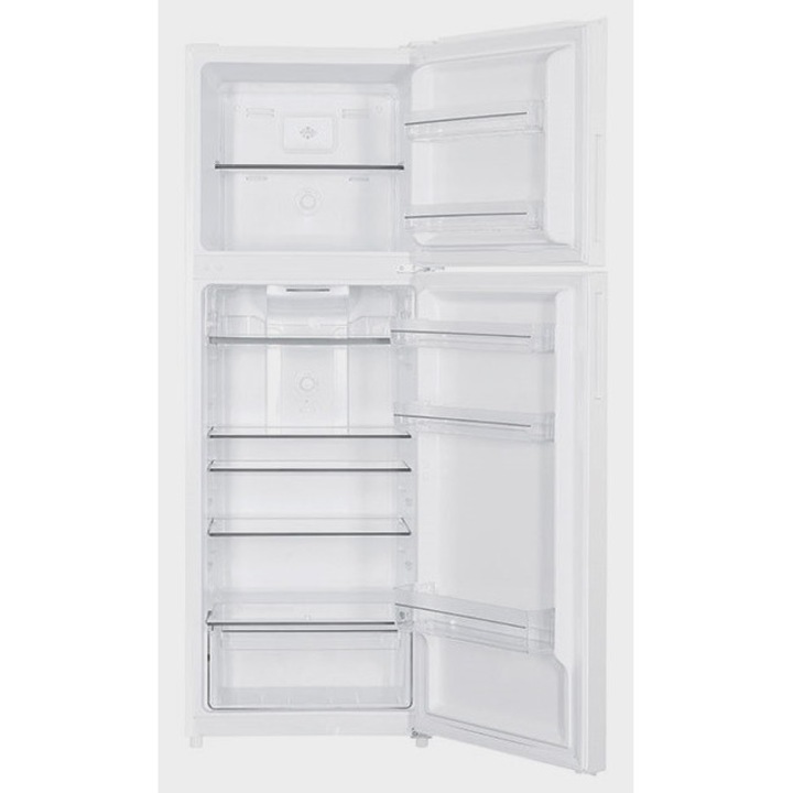 Frigider cu doua usi Davoline FTM 170E W, No Frost, Inverter, H 170 cm, L 60 cm, 334 l, Clasa E, Alb