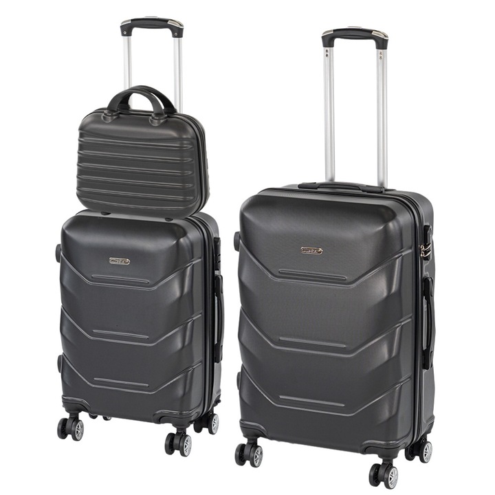Set de valiza cu rotile Leziter TraveLux Max VIII negru
