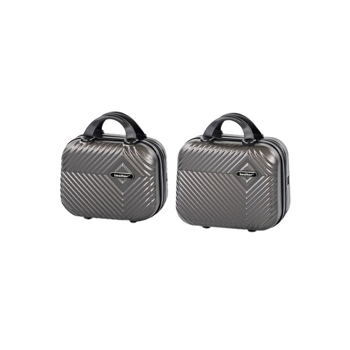 Leziter TraveLux Pro II bőrönd szett szürke