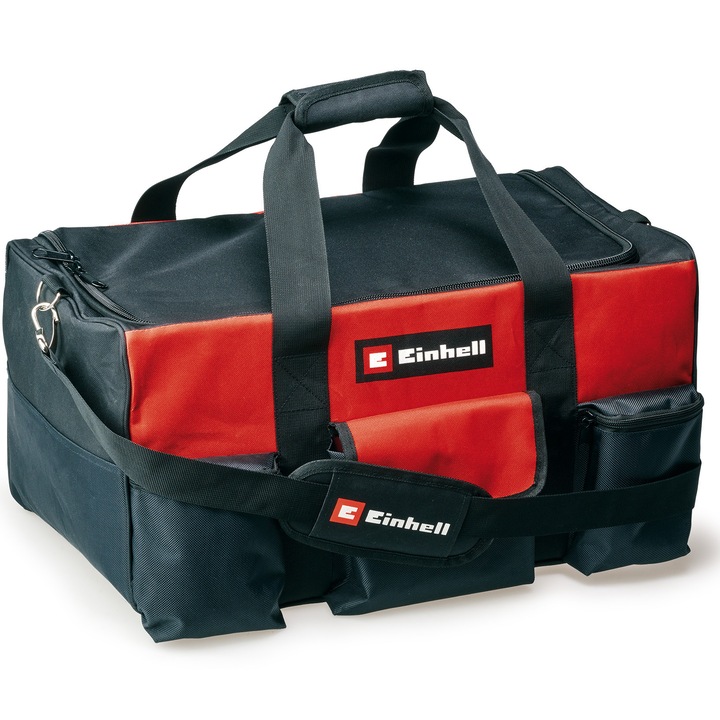 Geanta scule, Einhell, 56/29, Cu baza rezistenta, Cu buzunare si compartimente