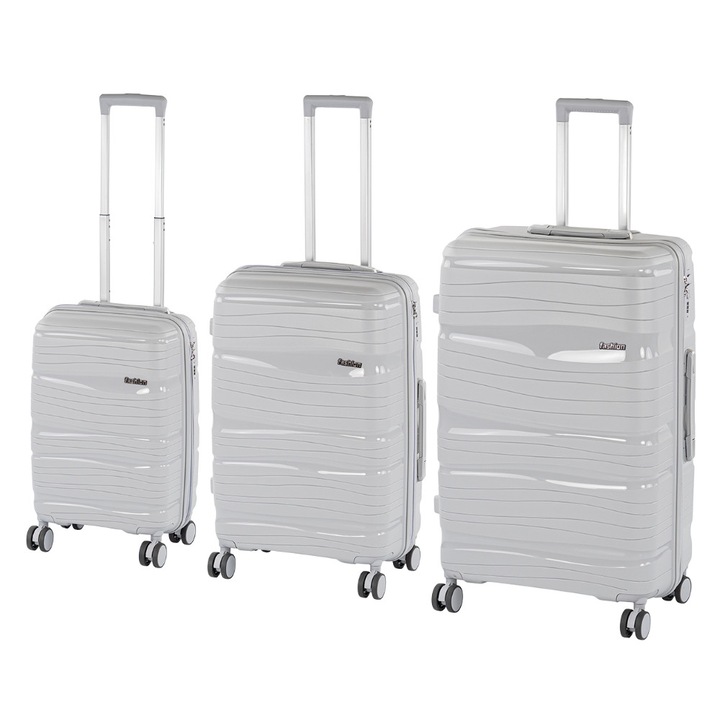 Leziter TraveLux Voyager XI set de trolere gri
