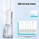 VeniSymlis® Irigator Bucal Profesional tip Dus Bucal Family, Rezervor 300 ML, 5 Duze, 4 Moduri (Soft/Strong/Pulse/DIY), Baterie 1800mAh