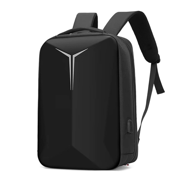 Rucsac unisex, Sylion GT3752, port USB, Negru