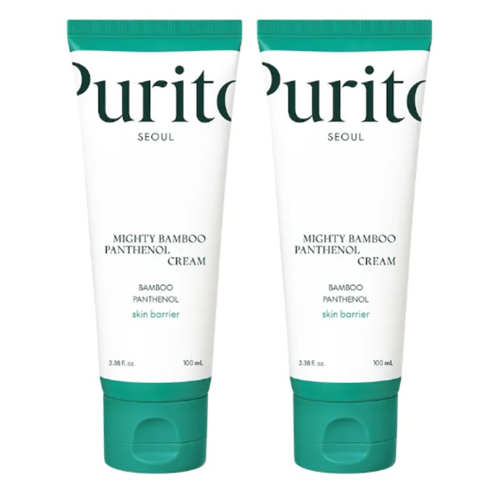 Purito Panthenol krém, nyugtató hidratáló, 100ml, 2 üveg