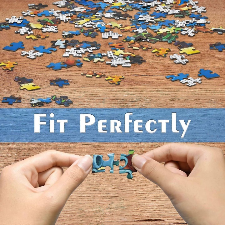 Puzzle 300/500/1000 Piese, Multicolor, 38x26cm/52x38cm/75x50cm