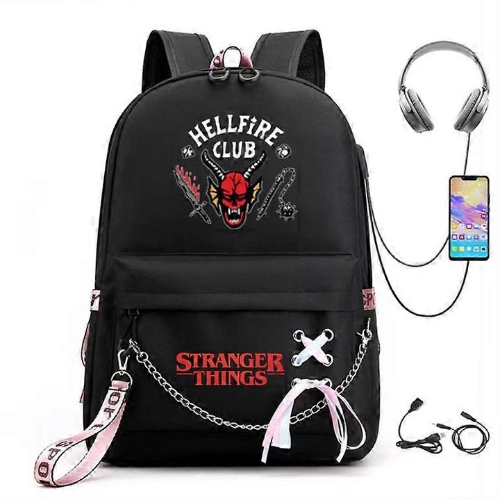 Rucsac casual capacitate 20-35L, structura interioara cu buzunar cu fermoar, suport pentru telefon, material canvas, unisex, 2 bretele