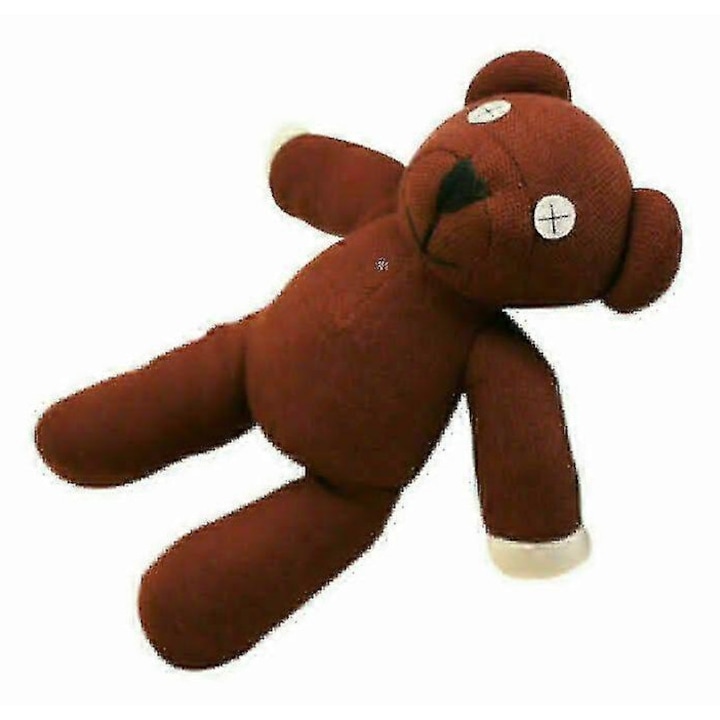 Jucarie de plus Teddy Mr Bean, 25cm, culoare maro, pentru copii