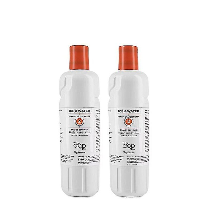 Set de 2 filtre pentru frigider, EDR2RXD1, reduc clor si mirosuri, dimensiuni 10x15x22cm