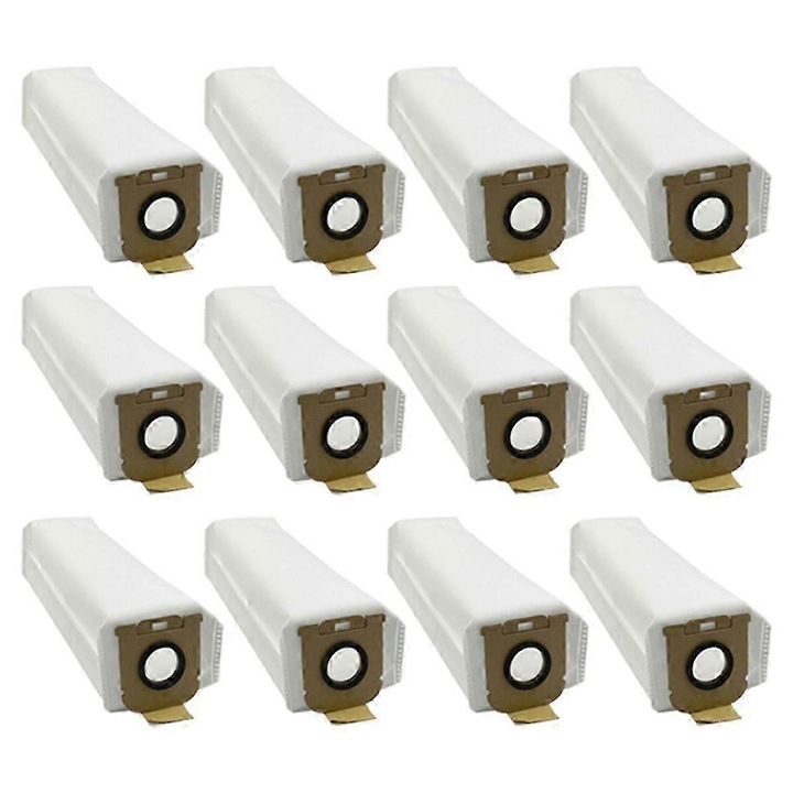 Set 12 pungi de praf pentru aspirator Dreame Z10, alb, material non-woven