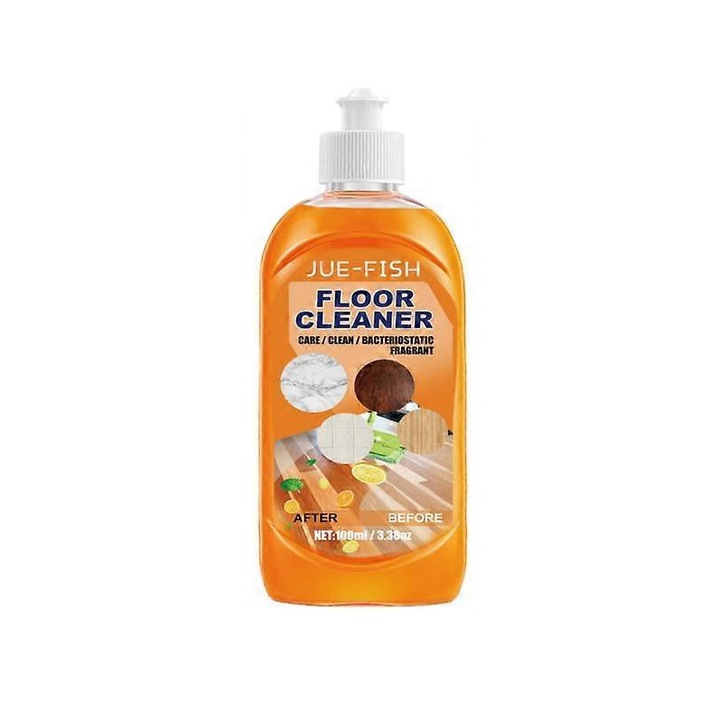Detergent de curatare a podelelor, 100ML, ingrediente sigure pentru plante, parfum de lamaie