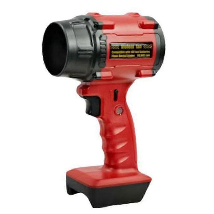 Ventilator puternic 18V, viteza ajustabila, rosu, 110000RPM, set 1 buc.