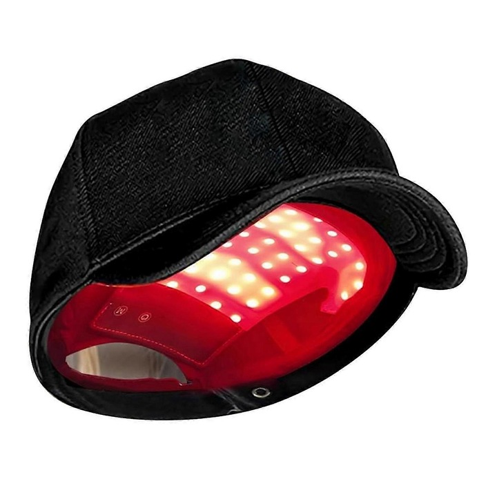 Caciula de terapie cu lumina rosie pentru cresterea parului, 3 moduri, 350g