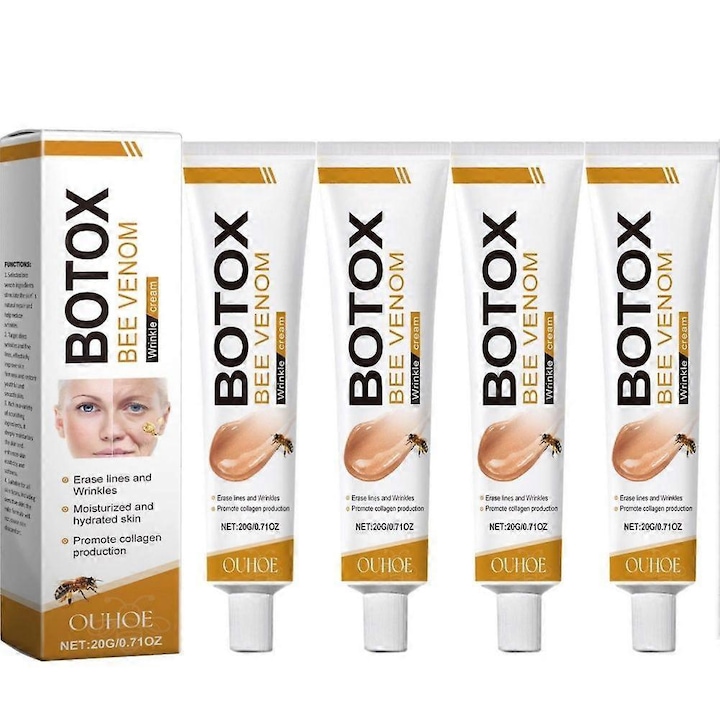 Arcméreg, ránctalanító, feszesítő, hidratáló krém, 4 darabos szett