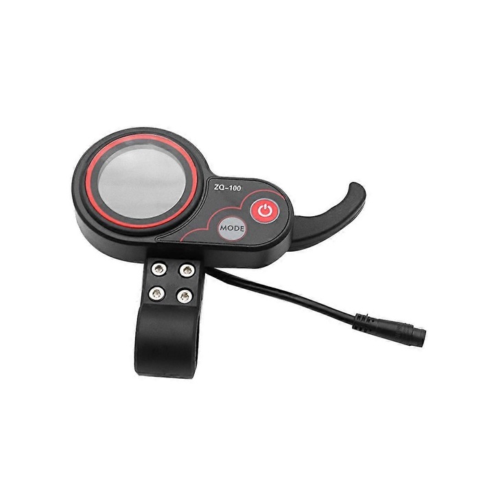 Contor viteza ajustabil pentru trotinete electrice, 6 pini, negru