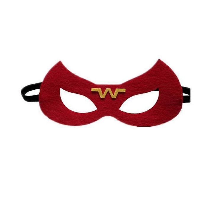 Set 15 masti supereroi pentru copii, unisex, 30cm