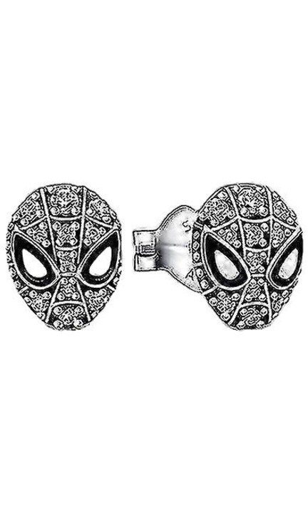 Cercei SpiderMan din argint 925, stil cool, unisex