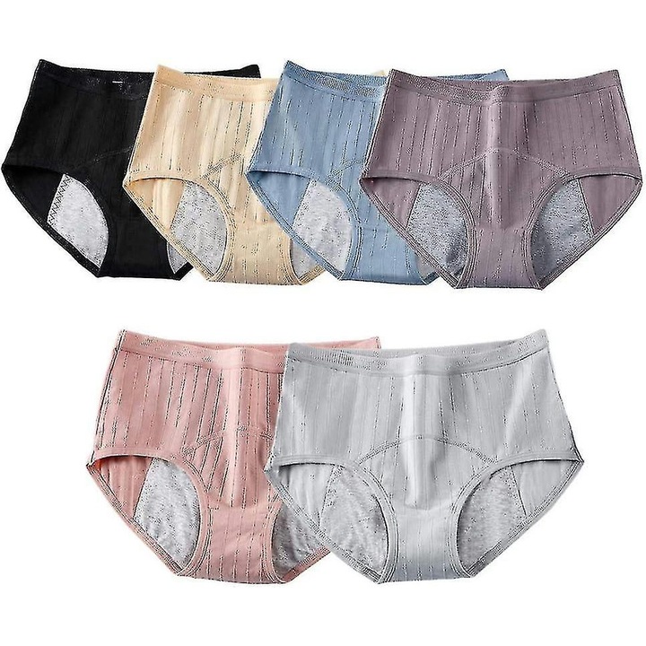 Inkontinencia védőbugyi, 6 db-os szett, fekete, M/L/XL/XXL