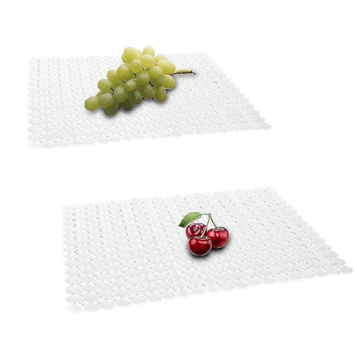 Комплект от 2 протектора за мивка, PVC, 30x40 см, прозрачни