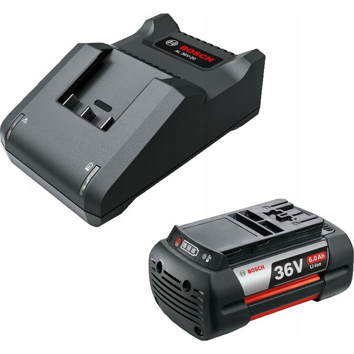 Set încărcător Bosch 2A și acumulator Li-Ion 36V, 6,0Ah