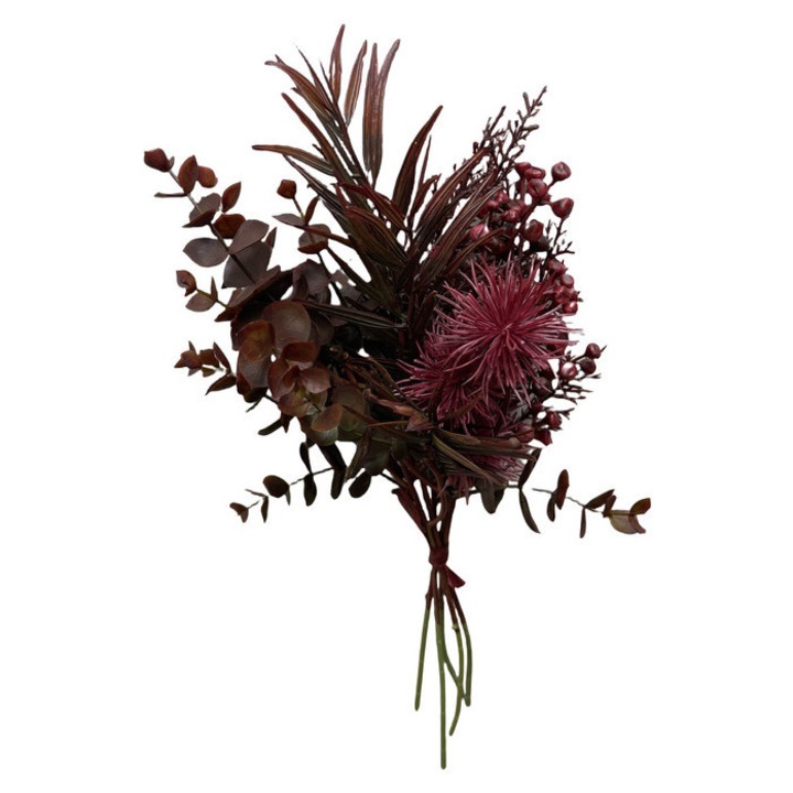 Buchet de eucalipt rosu artificial