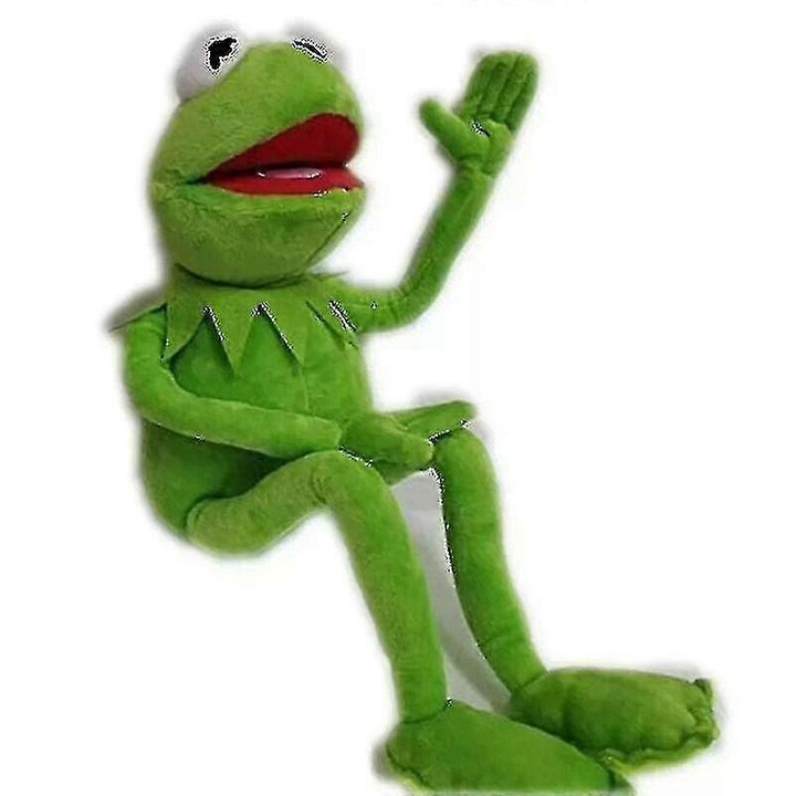 Papusa broasca, Kermit, Plus, 60 cm, Verde