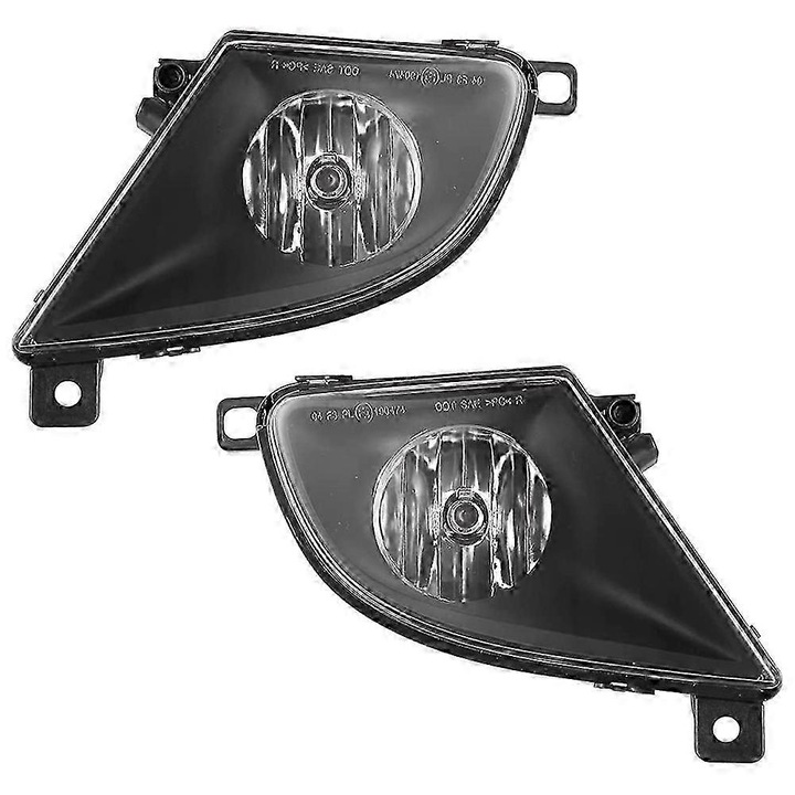 Set 2 faruri ceata pentru Seria 5 E60/E61, cu becuri halogen, impermeabile, rezistente la socuri