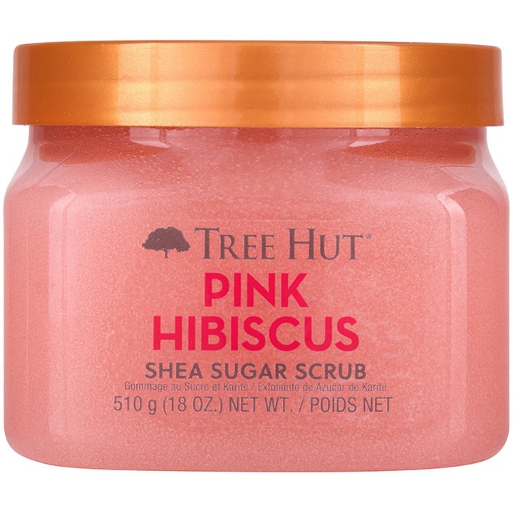 Exfoliant pentru corp Tree Hut Pink Hibiscus 510g